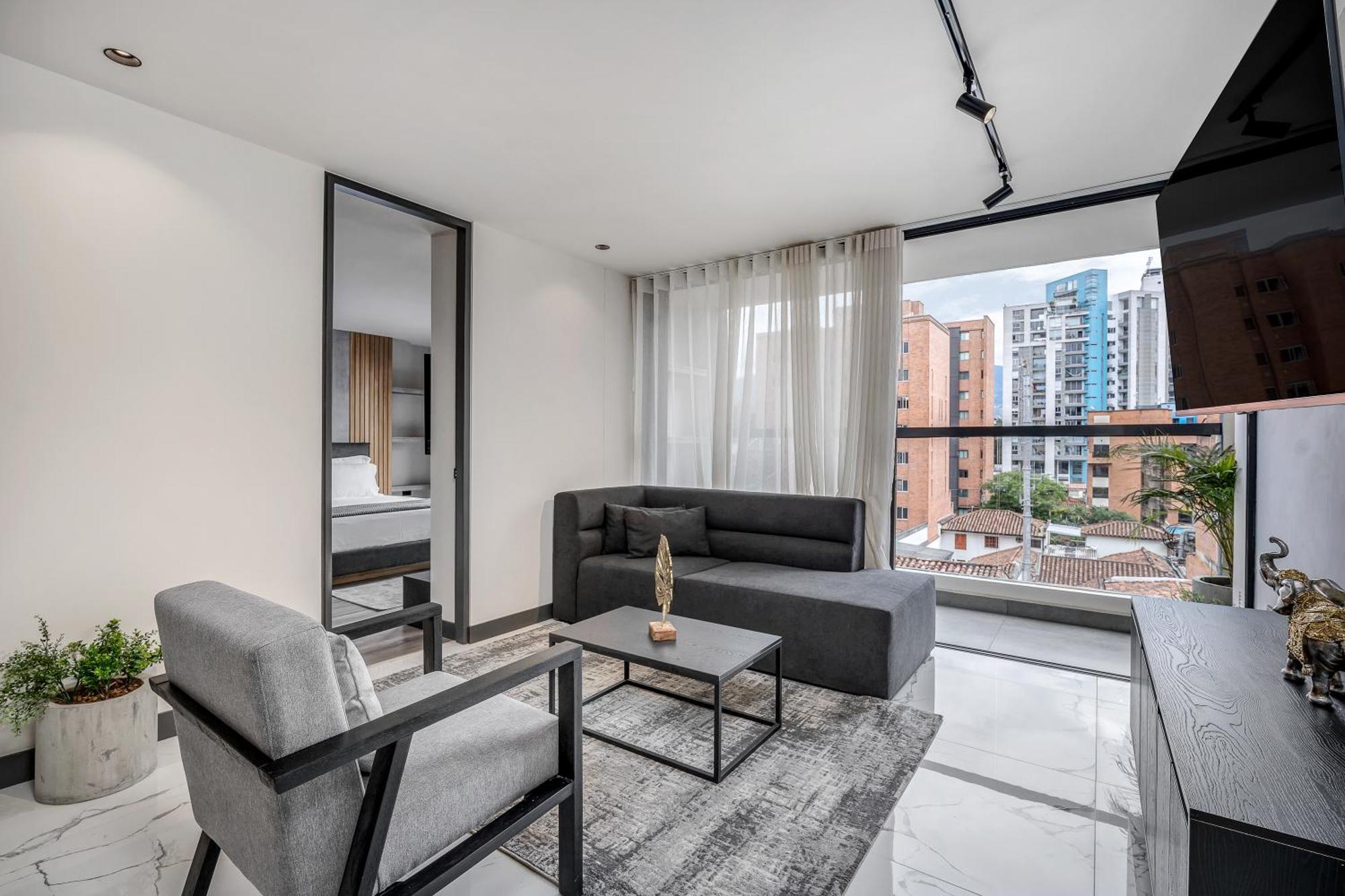 Apartamentos Housy Laureles Medellín Buitenkant foto