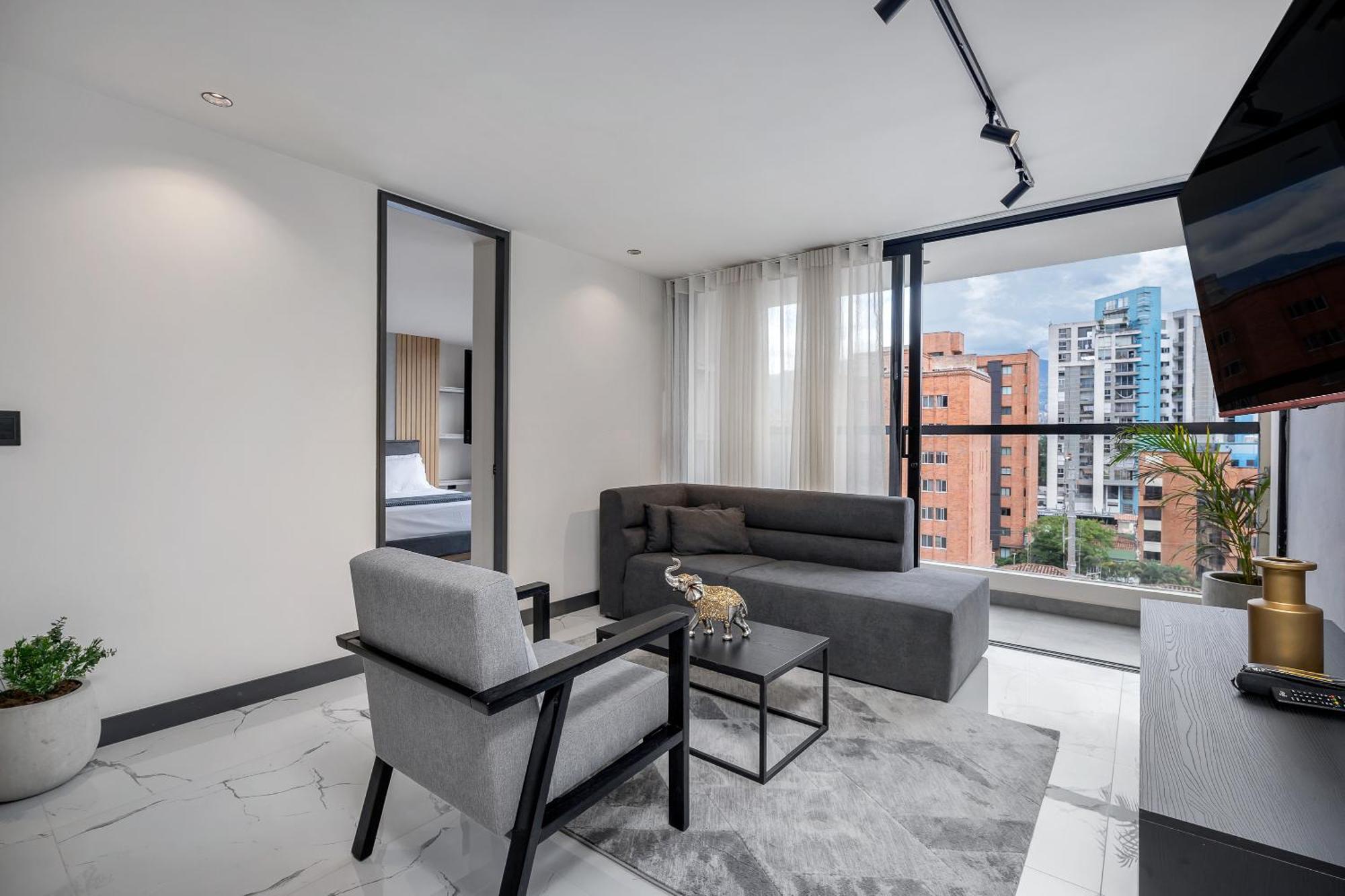 Apartamentos Housy Laureles Medellín Buitenkant foto